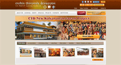 Desktop Screenshot of gosripuram.org